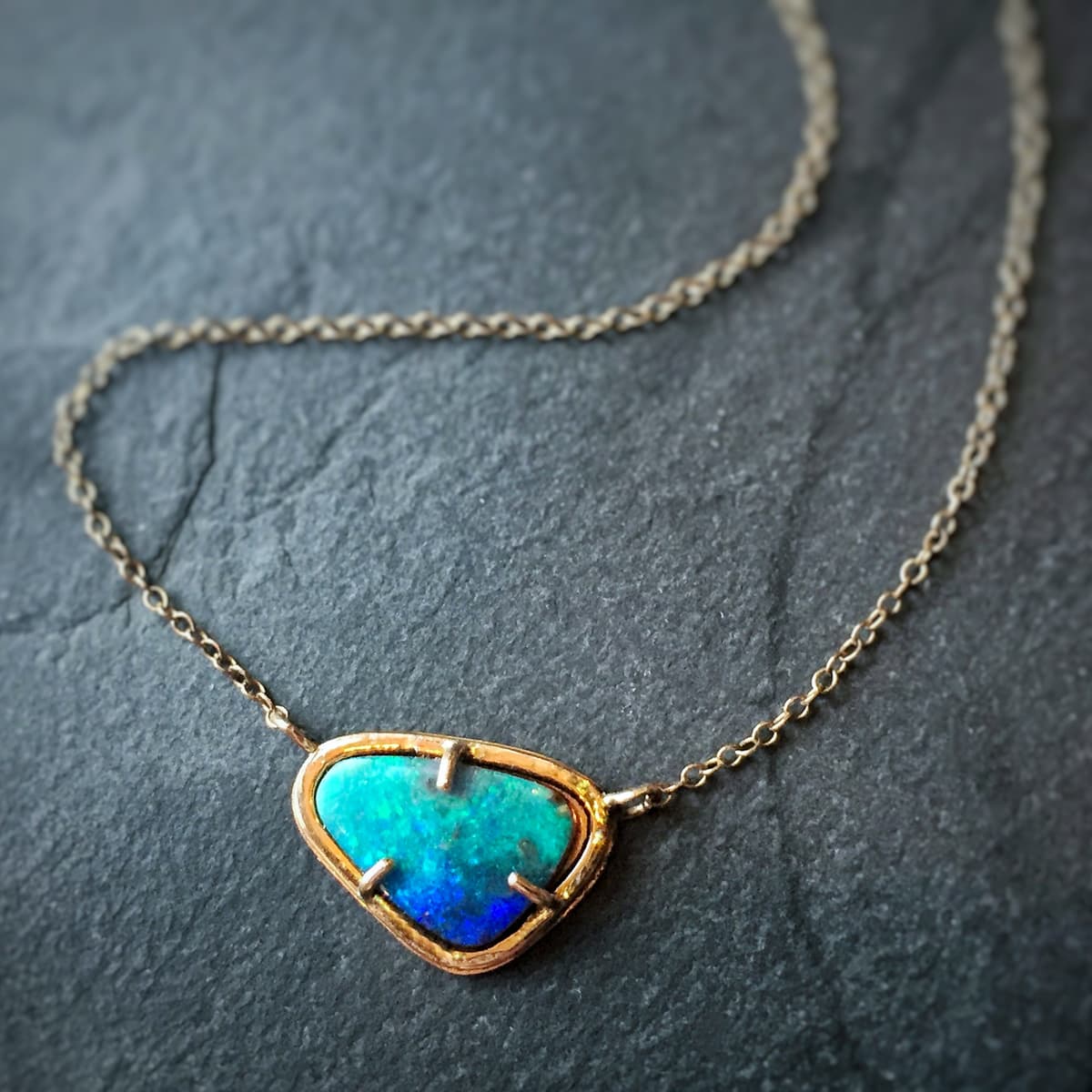 Statement necklace with bold design